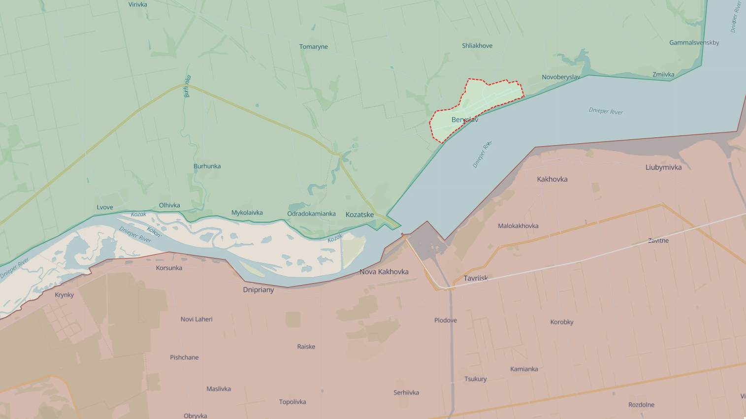 Russian shell residential building in Beryslav, Kherson region: One injured